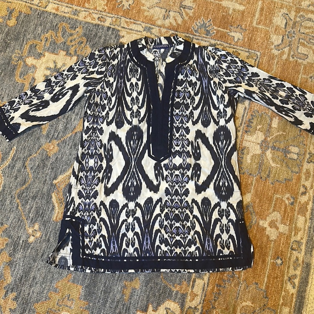 Ro’s Garden Ikat tunic